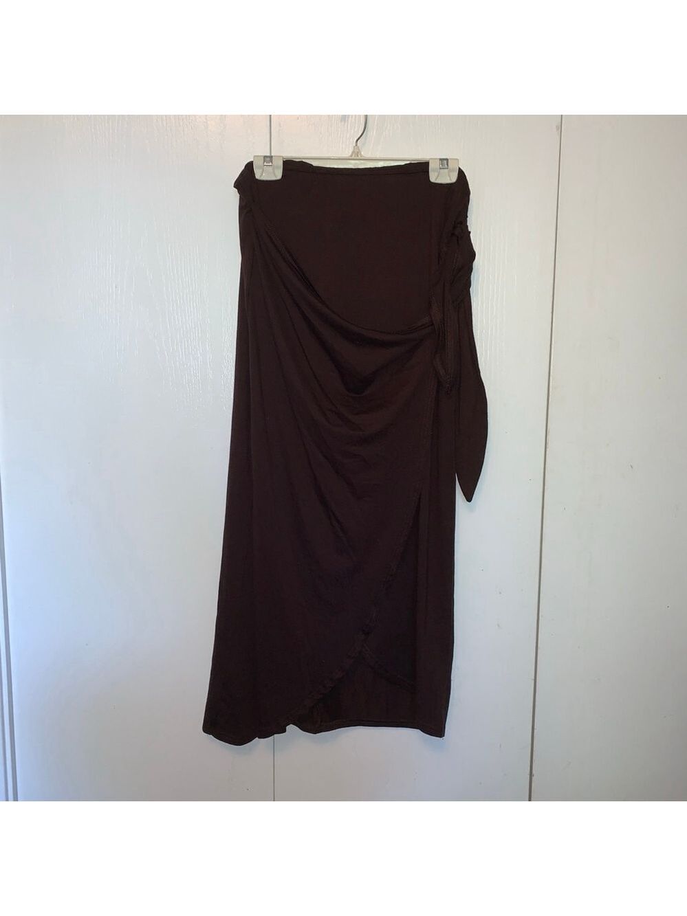 Women's Witsmile Brown Asymmetrical Skirt XL